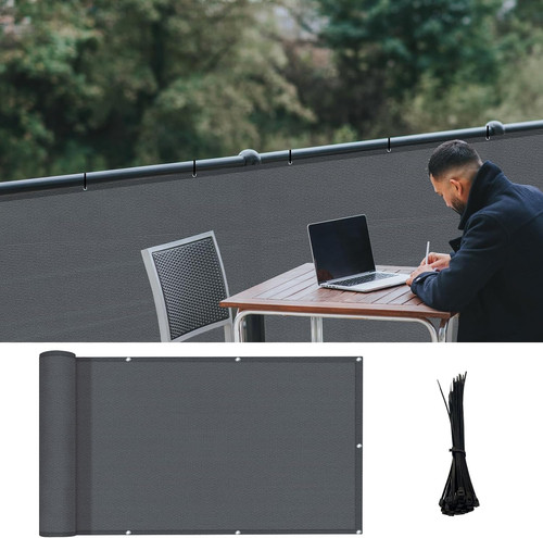 X16 dark grey balcony - 3'x16',