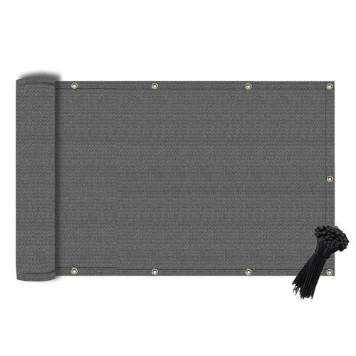 Poyee 4x19ft dark grey - dark,