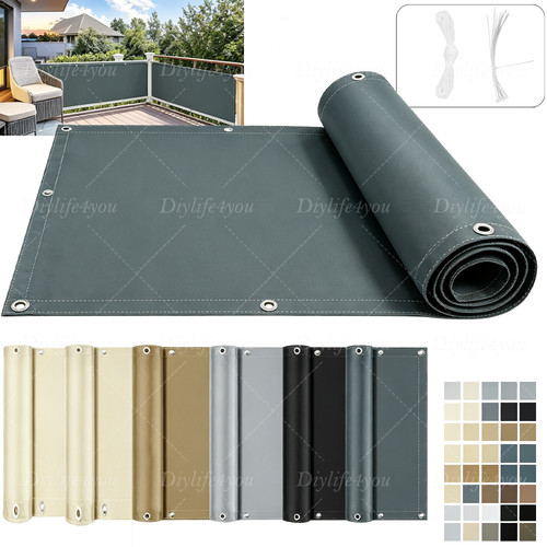 Waterproof garden privacy - waterproof, 6m