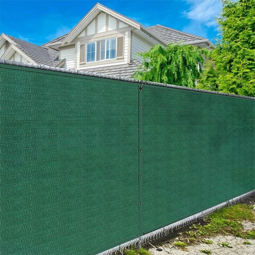 Green privacy screen fence - privacy,