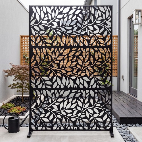 183 metal outdoor privacy - h,